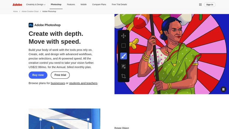 Photoshop homepage